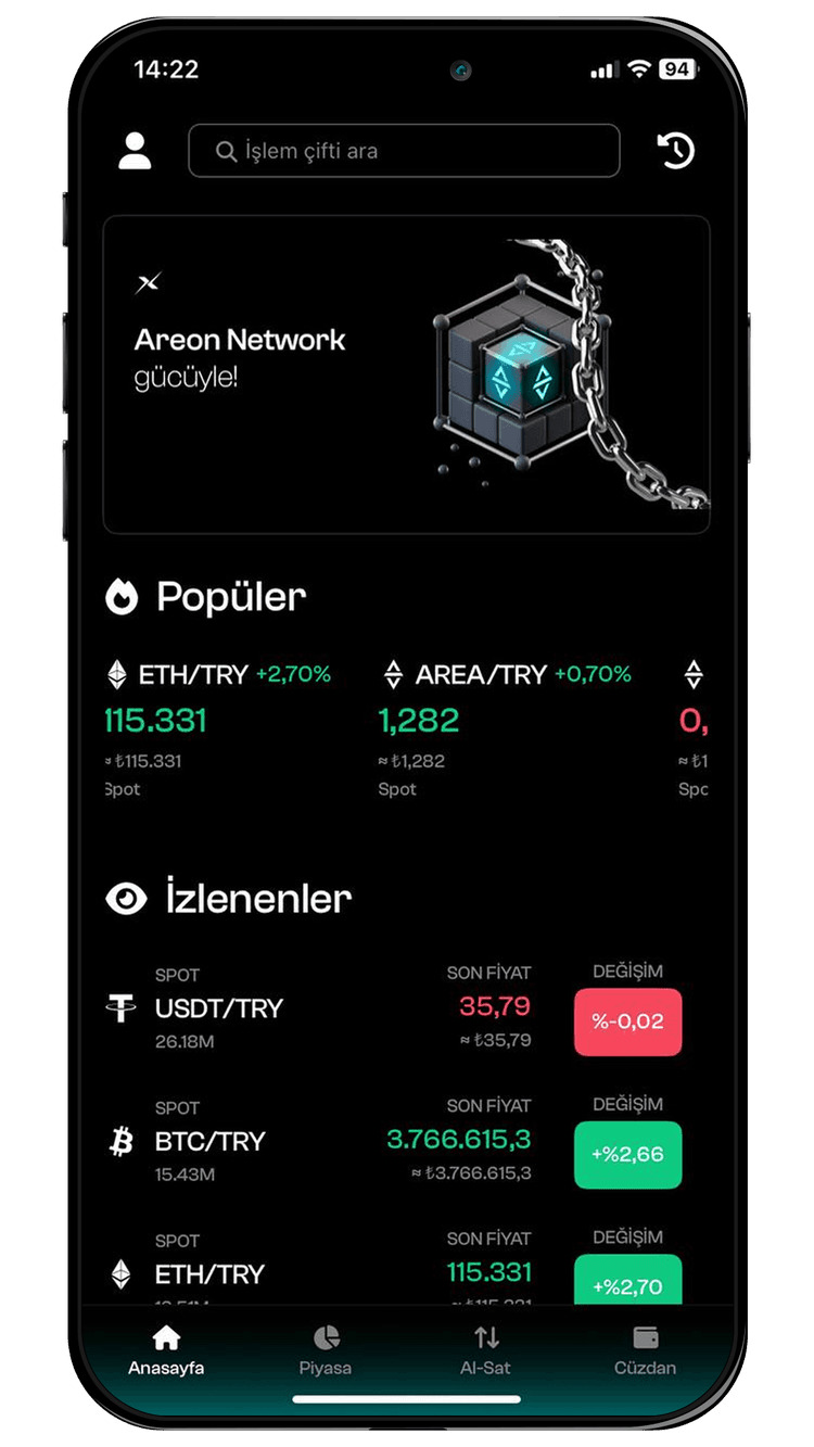 Areon iOS App
